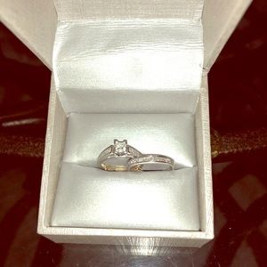 1.5 Carat Zales wedding band and engagement ring